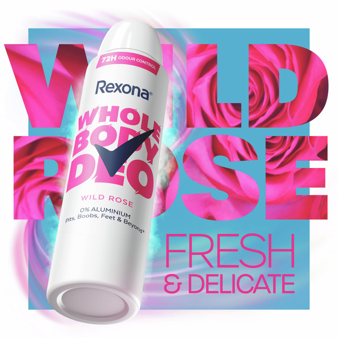 Rexona Deodorant Aerosol WILD ROSE 230 ML
