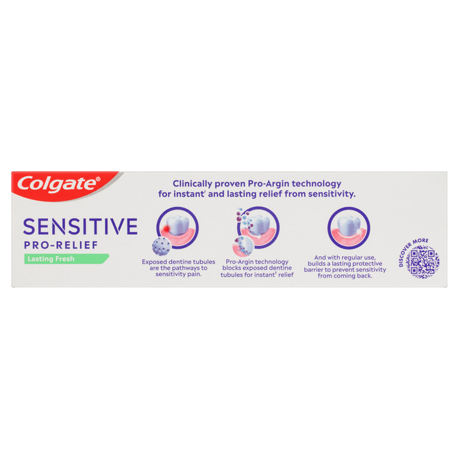 Colgate Sensitive Pro-Relief Lasting Fresh Toothpaste, 110g, Clinically Proven Sensitive Teeth Pain Relief