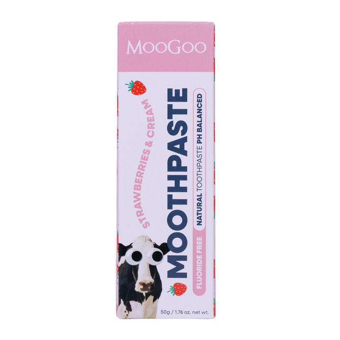 MooGoo Kids Moothpaste Strawberries & Cream 50g
