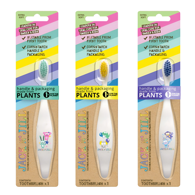 Jack N' Jill Kids Assorted Toothbrush 1 Pack