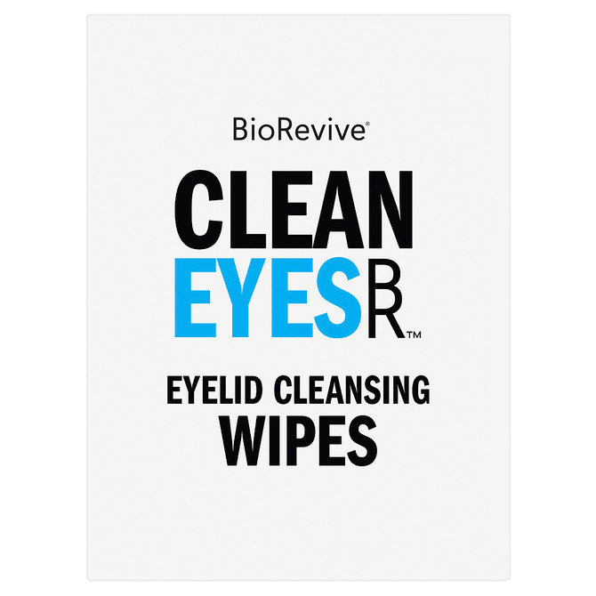 BioRevive CleanEyes Eyelid Cleansing Wipes 30 Pack