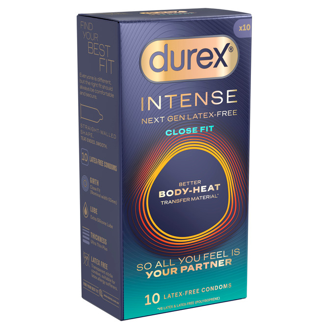 Durex Intense Condoms - Close Fit 10 Pack