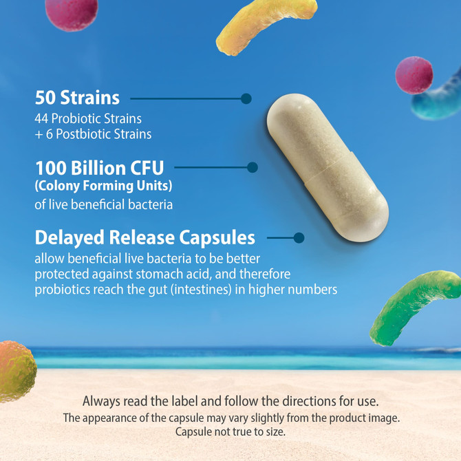 Caruso's  ULTRAMAX® 100 PROBIOTIC 30 Capsules