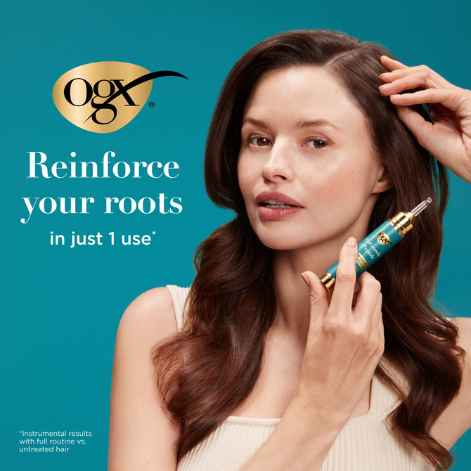 OGX® ProGrowth + Peptide Scalp Serum, Strengthens & densifies hair 10mL