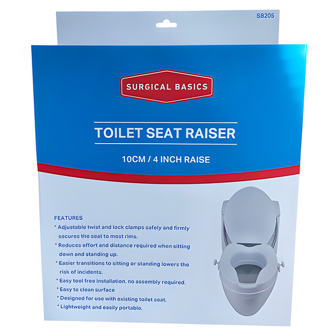 Surgical Basics Raised Toilet Seat