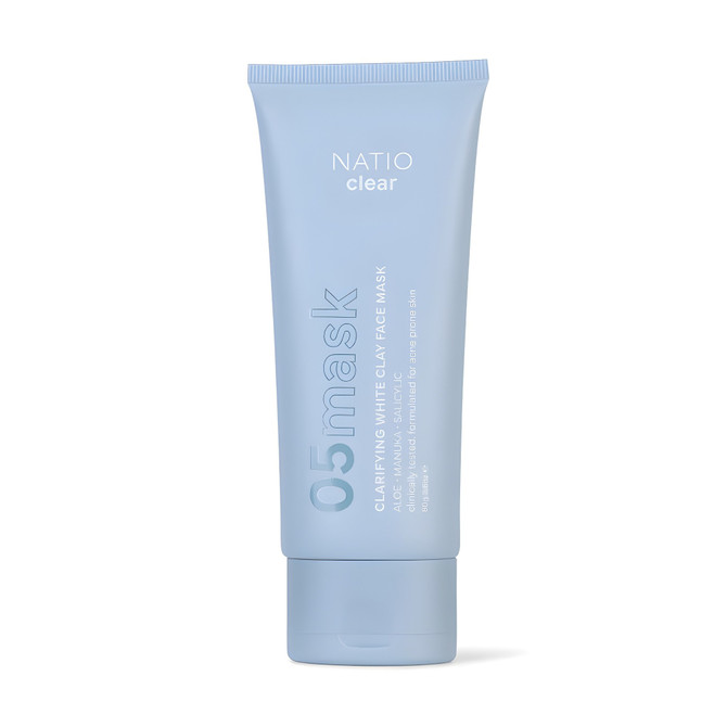 Natio Clear Clarifying White Clay Face Mask 80g