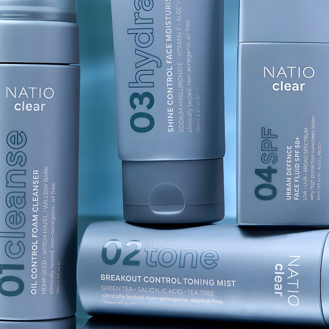 Natio Clear Oil Control Foam Cleanser 150mL