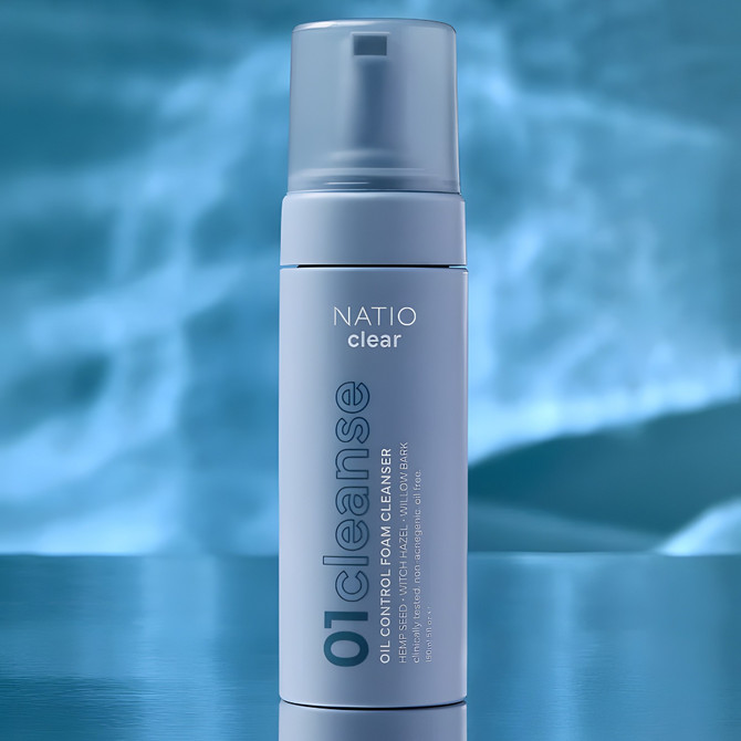 Natio Clear Oil Control Foam Cleanser 150mL