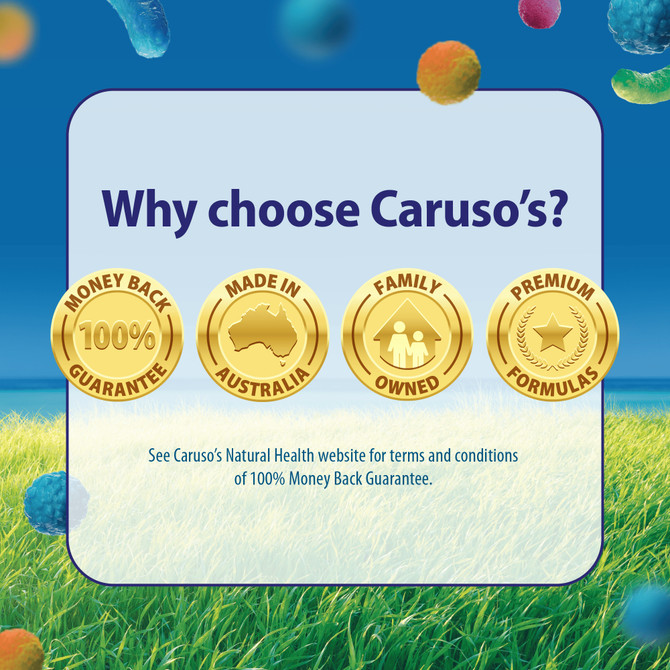 Caruso's ANXIETY EZE® PROBIOTIC 60 Capsules