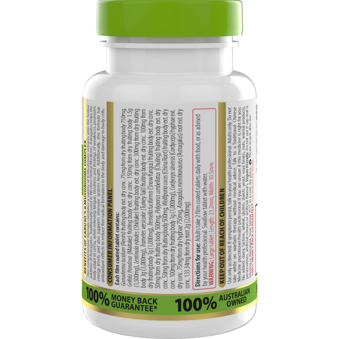 Caruso's 8 MUSHROOMS COMPLEX 60 Tablets