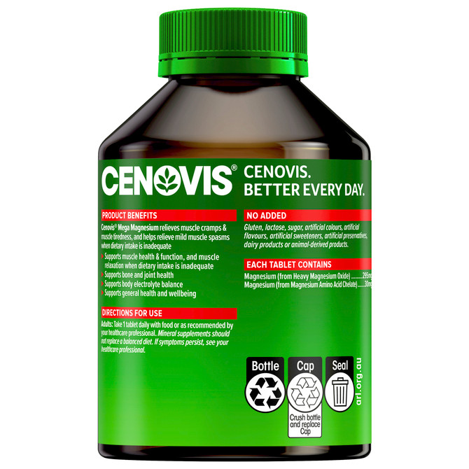 Cenovis Mega Magnesium 200 Tablets