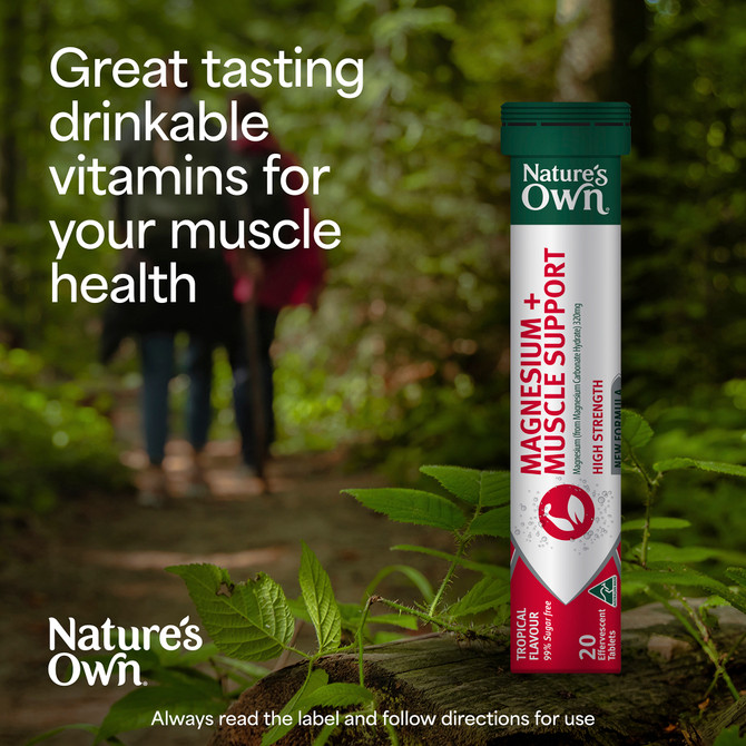 Nature's Own Magnesium + Muscle Support 20 Tablets