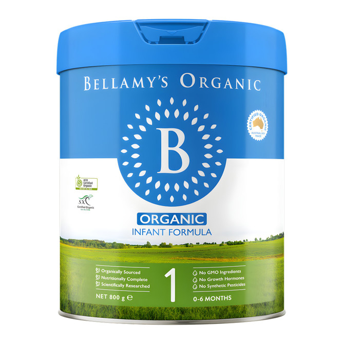 Bellamys Organic Infant Formula Step 1 0-6 Months 800g