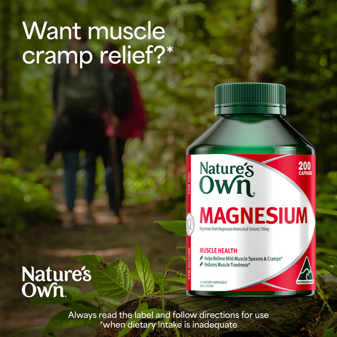 Nature's Own Magnesium 200 Capsules
