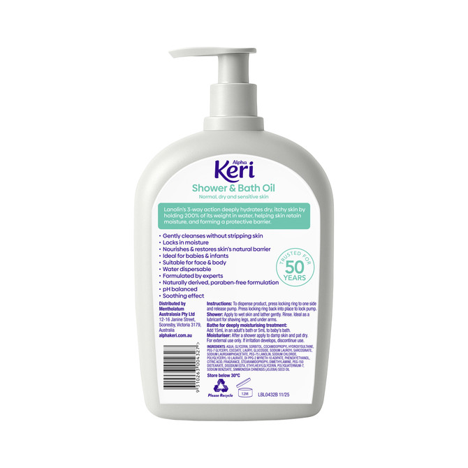 Alpha Keri Shower & Bath Oil 1L