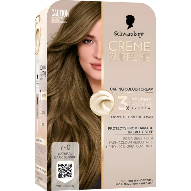 Schwarzkopf Creme Supreme 7.0 Natural Dark Blonde
