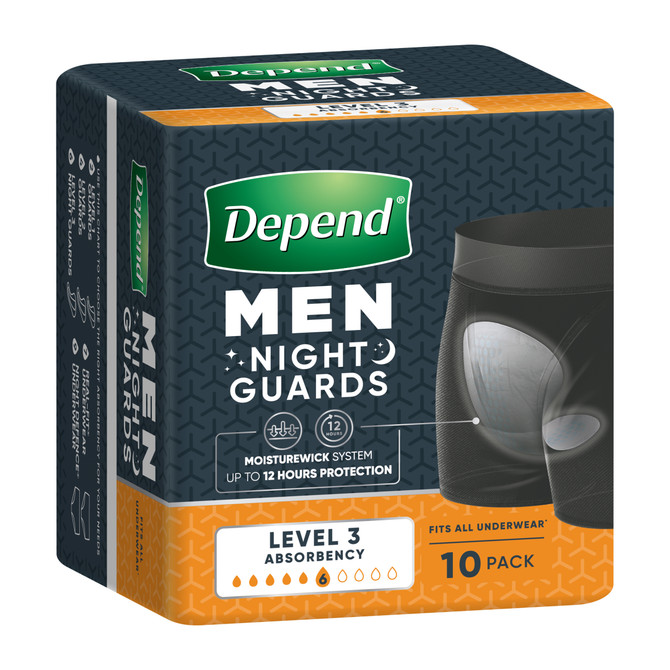 Depend Incontinence Guards Level 3 10 Count