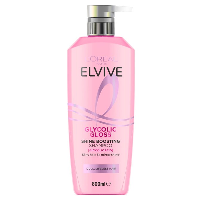 L'Oreal Paris Elvive Glycolic Gloss Shine Boosting Shampoo 800ml