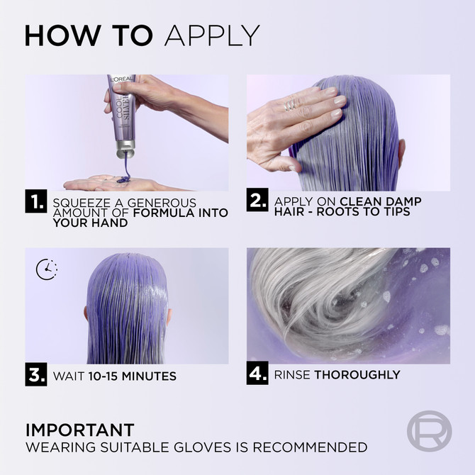 L'Oréal Paris Cool Silver Absolute Silver Enhancing Silver Treatment for Natural Grey Hair