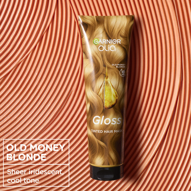 Garnier Olia Gloss - Old Money Blonde - Tinted Hair Mask, Extra Glossy, Healthy Hair With A Touch Of Colour 150ml