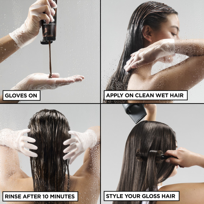 Garnier Olia Gloss - Cowboy Copper - Tinted Hair Mask, Extra Glossy, Healthy Hair With A Touch Of Colour 150ml