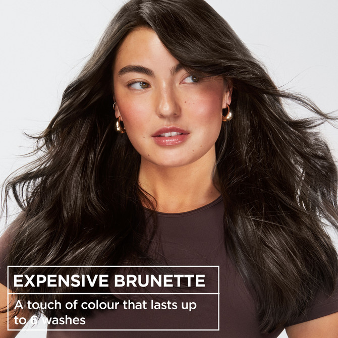 Garnier Olia Gloss - Expensive Brunette - Tinted Hair Mask, Extra Glossy, Healthy Hair With A Touch Of Colour 150ml