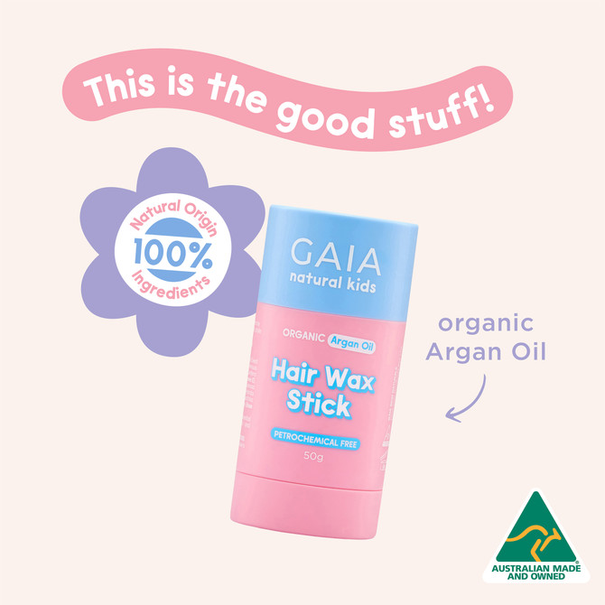 GAIA Natural Kids Hair Wax Stick 50g  
