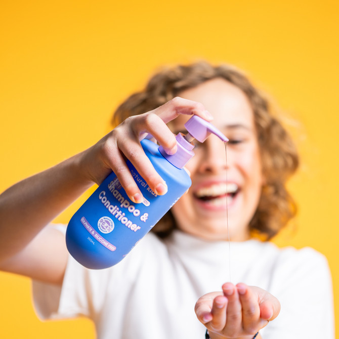 GAIA Natural Kids 2 in 1 Shampoo & Conditioner 350mL 