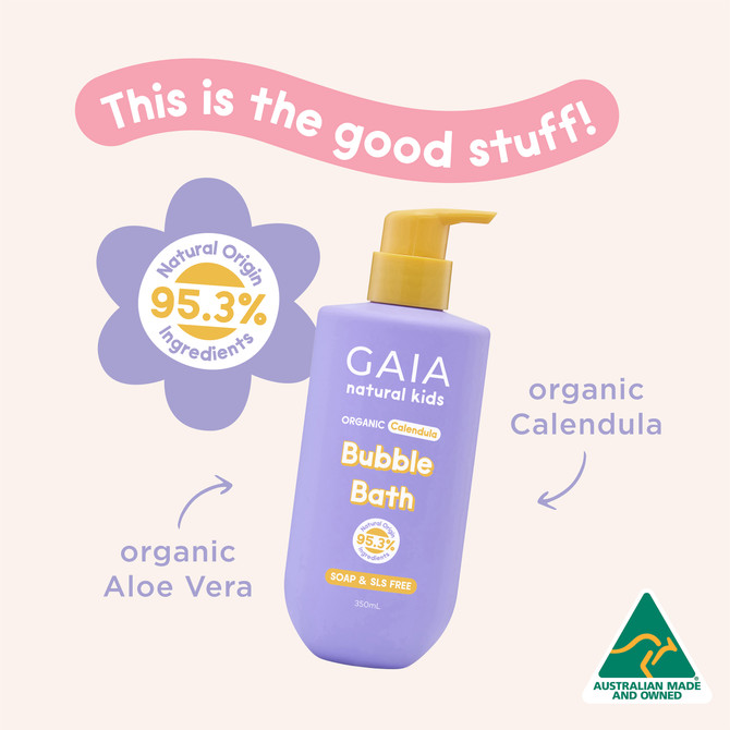 GAIA Natural Kids Bubble Bath 350mL 