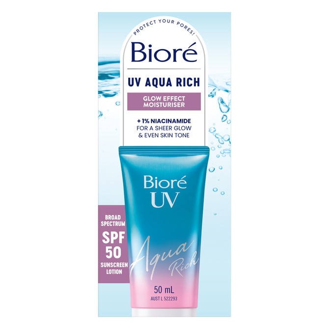 UV Aqua Rich Glow Effect Moisturiser SPF 50