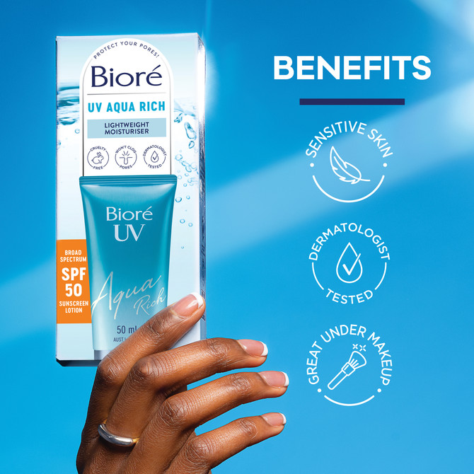 UV Aqua Rich Lightweight Moisturiser SPF 50