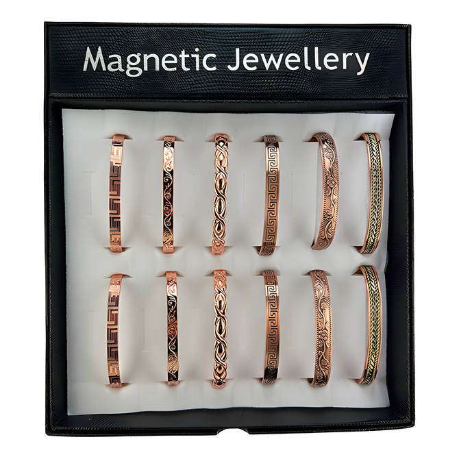 Magnetic Copper Bangles Assorted Design