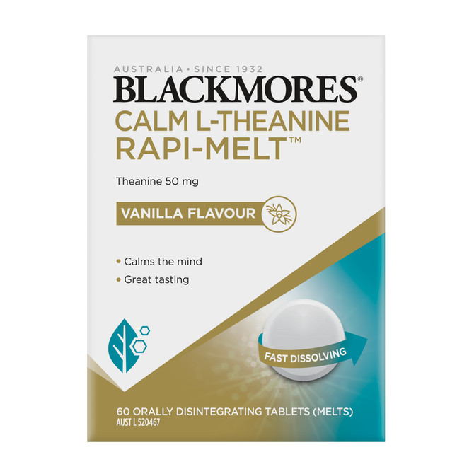 Blackmores Calm L-Theanine Rapi-Melt™ 60 Melts