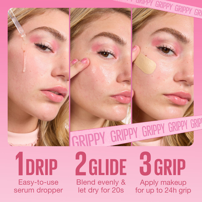 Maybelline Grippy Serum 24H Makeup Grip Primer with 2% Niacinamide   - 30ml