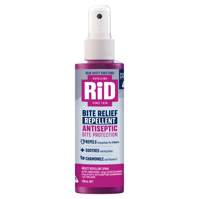 RID Bite Relief Antiseptic Bite Protection Spray 100ml
