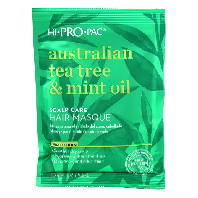 Hi Pro Pac Australian Tea Tree & Mint Oil Hair Masque 52ml
