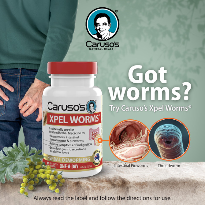Caruso’s XPEL WORMS® 28 Tablets
