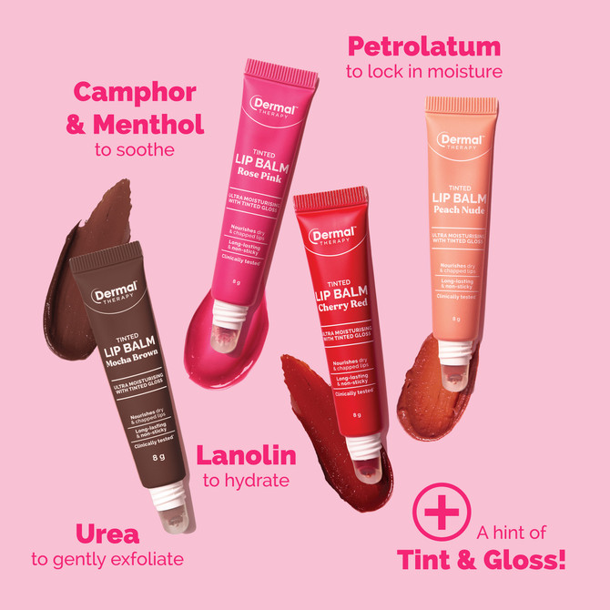 Dermal Therapy Tinted Lip Balm Mocha Brown