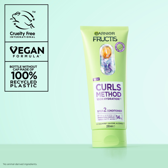 Garnier Fructis Curls Method Conditioner, Intensely hydrates and gently detangles all curl types