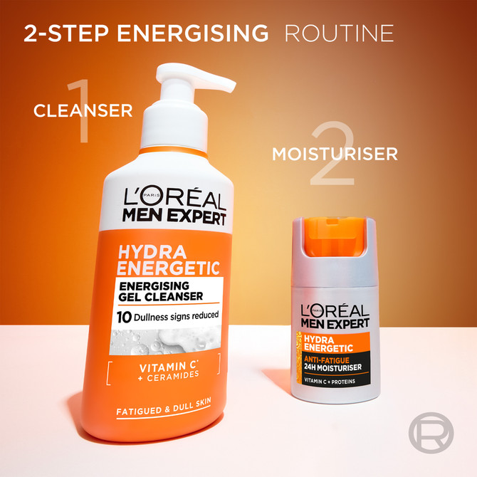 MEN EXPERT HYDRA ENERGETIC ENERGISING GEL CLEANSER 260ML