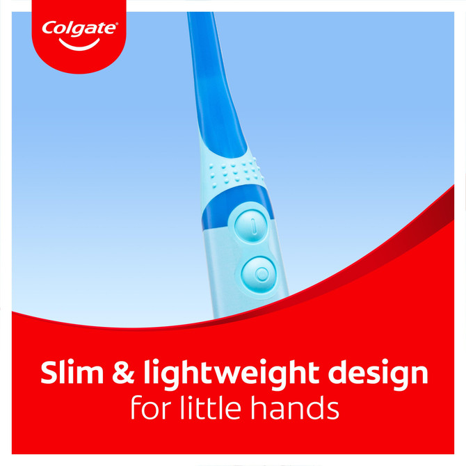 Colgate Kids Junior Bluey Battery Powered Sonic Toothbrush, 1 Pack, Extra Soft Bristles, for Children 3+ Years
