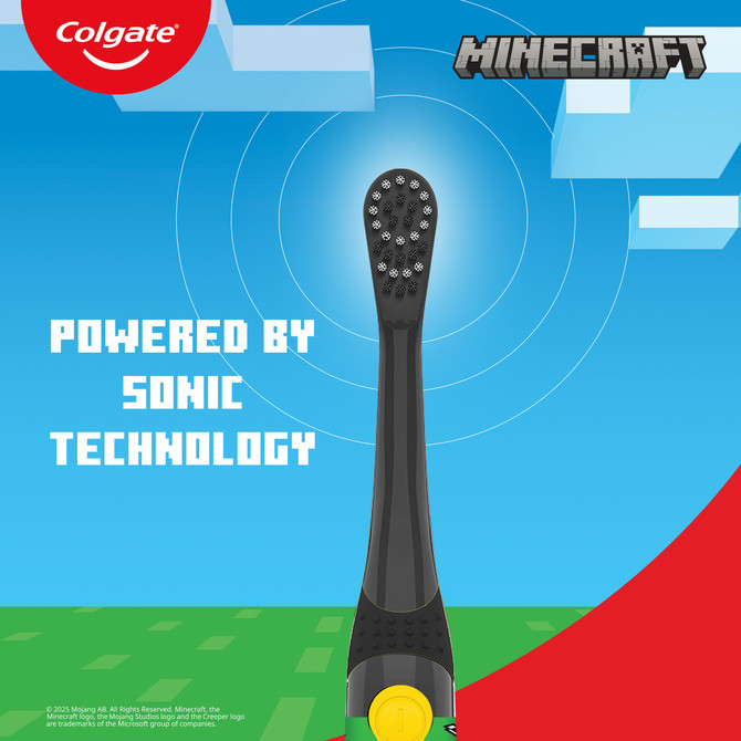 Colgate Kids Minecraft Powered Toothbrush 1 Pack