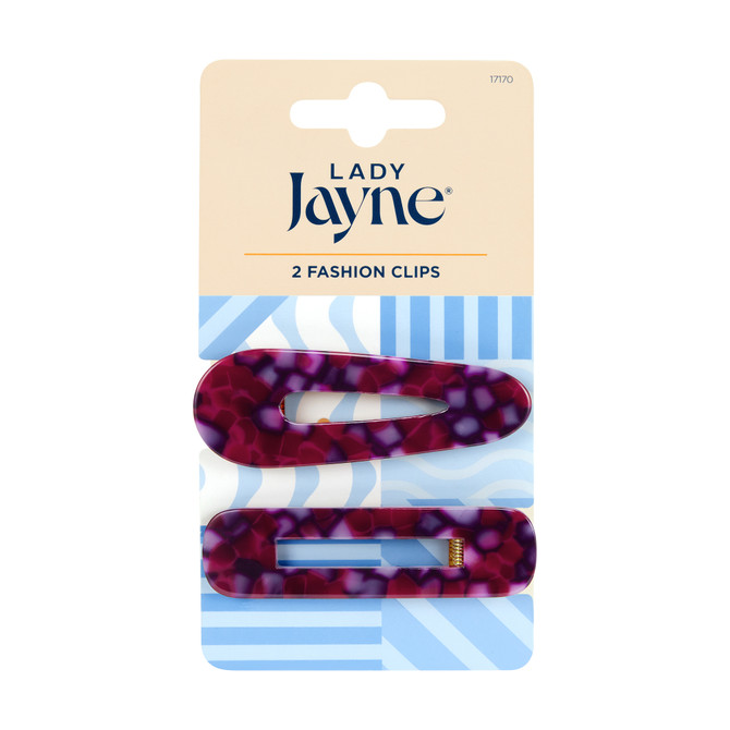 Lady Jayne Fashion Clips - 2 Pack