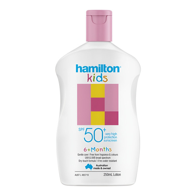 Hamilton Kids Lotion SPF 50+ 250mL