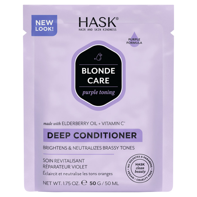 HASK Blonde Care Purple Toning Deep Conditioner 50g