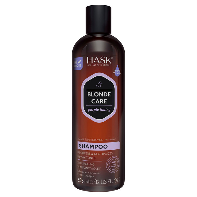 HASK Blonde Care Purple Toning Shampoo 355 mL