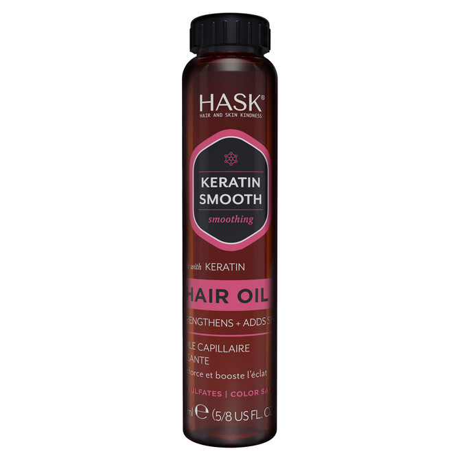HASK Keratin Oil Smoothing Hair Oil Vial 18mL