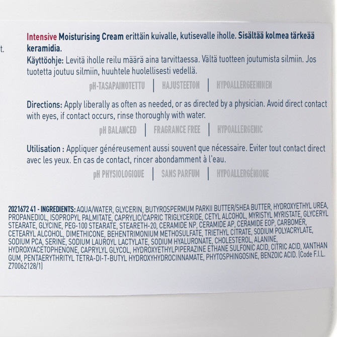 CeraVe Intensive Moisturising Cream 340g