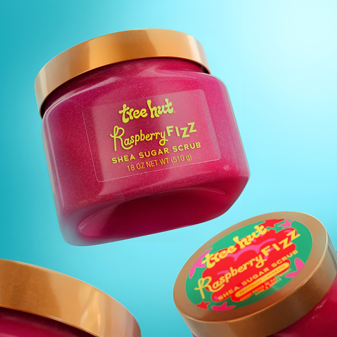 Tree Hut Raspberry Fizz Shea Sugar Body Scrub 510g