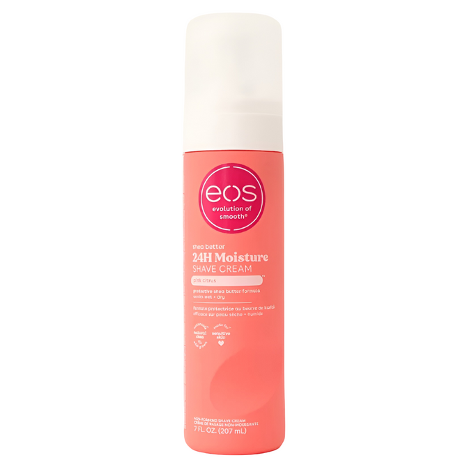 eos 24 Hour Moisture Pink Citrus Shaving Cream 207ml